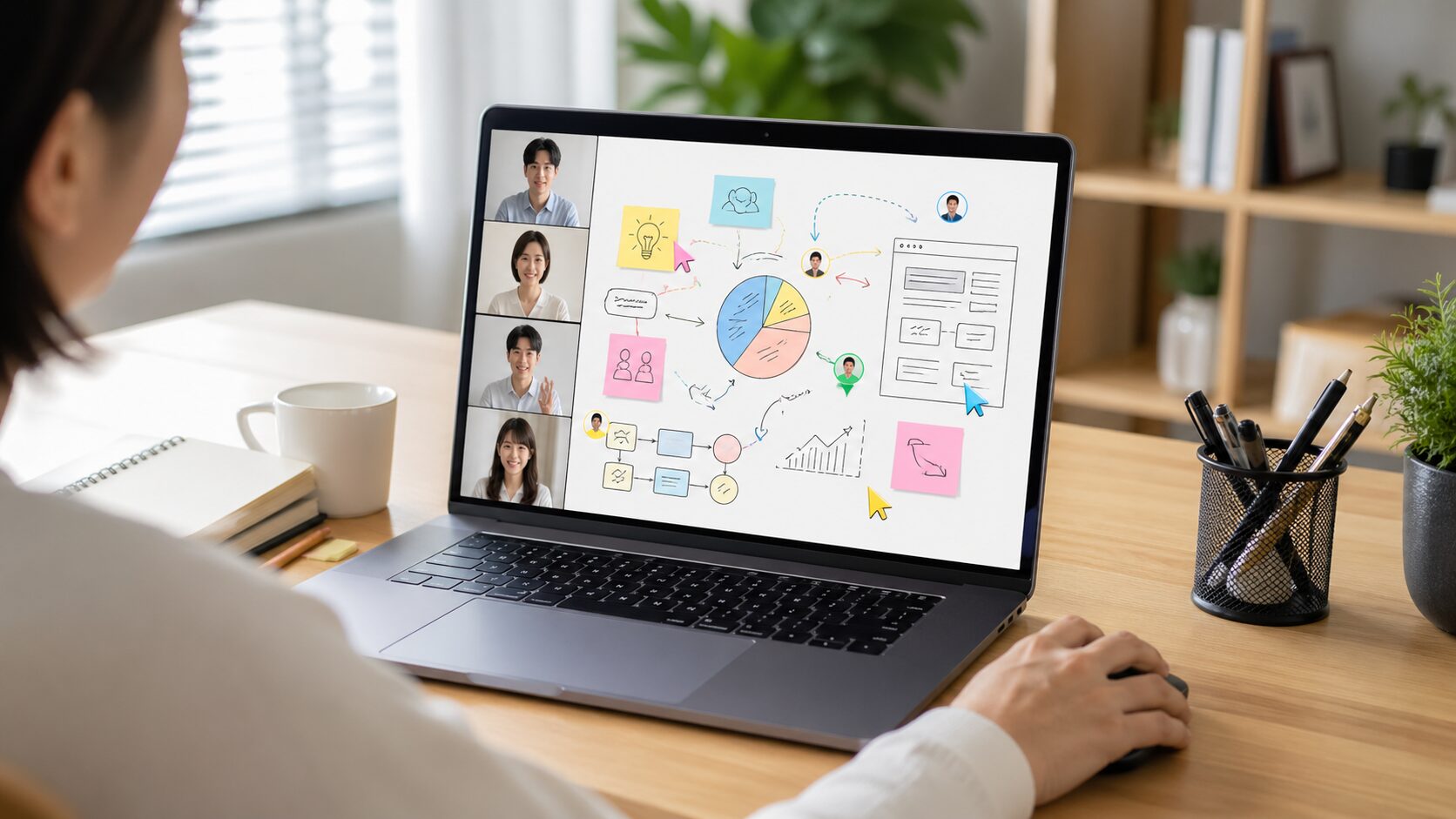 Meetでホワイトボードを使って共有する方法｜参加者と共同編集する流れを把握しよう