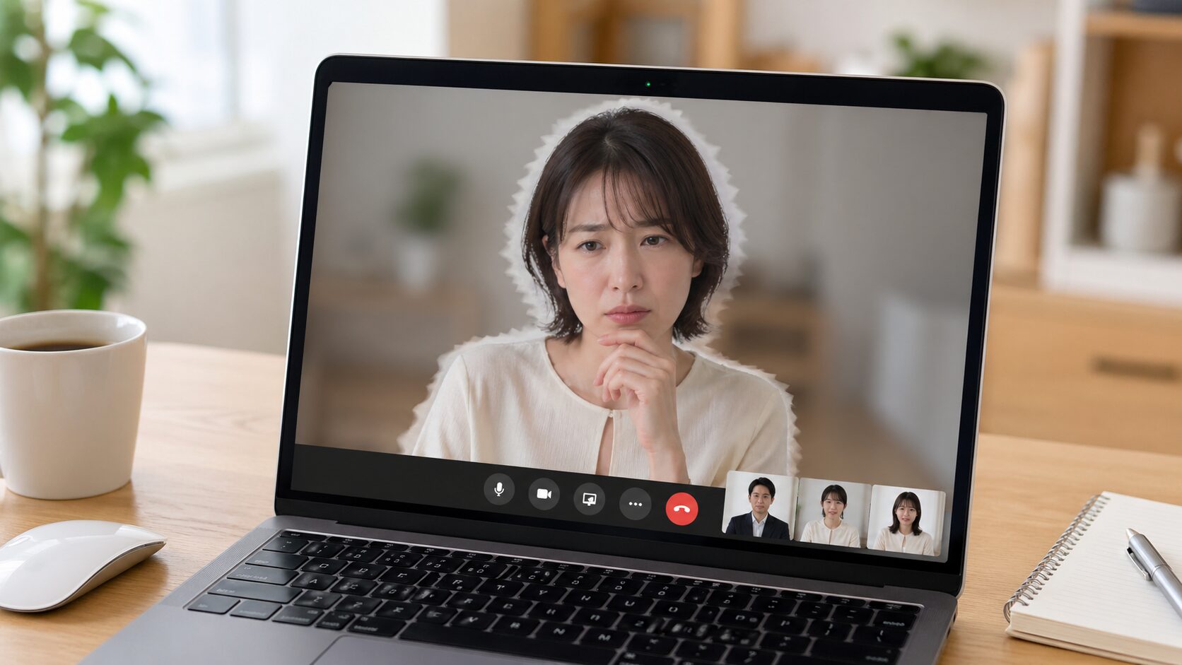 Google Meetの背景ぼかしで境界線が不自然なときの結論｜原因別に自然に見せる直し方